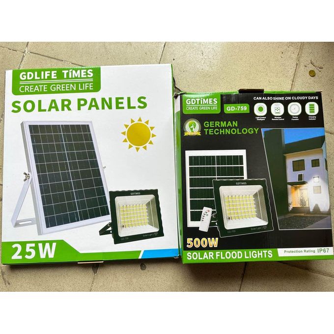 Projecteur solaire GD Times 500W