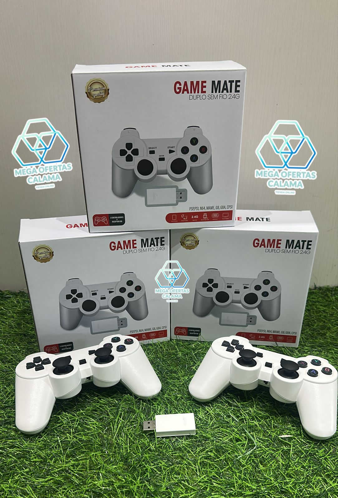 Pack De 2 Manettes Game Mate - Multijoueur Instantané Et Confort Optimal !