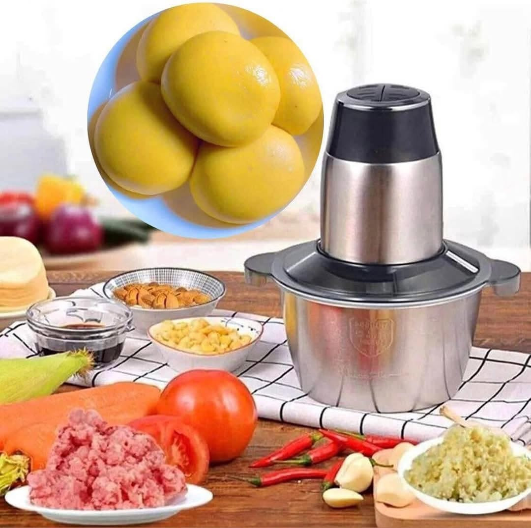 Foutoumix 3L – Blender – Broyeur Alimentaire – Mixeur Hachoir électrique 3L – Multifonction