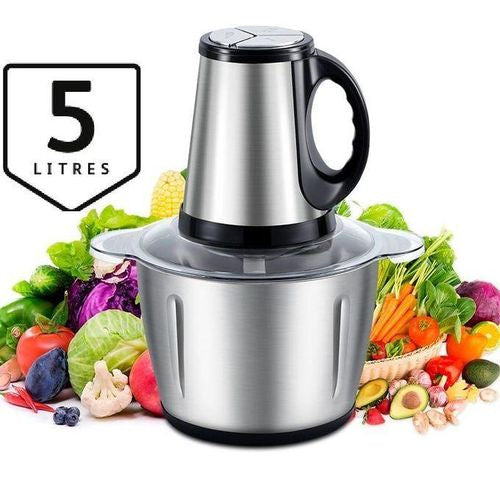 Foutoumix 5L - foutoumix mixeur - hacheur de viande - Blender - mixeur de foutou graine et viande - mixeur foutou - Broyeur Alimentaire - Mixeur Hachoir électrique 5L - Multifonction