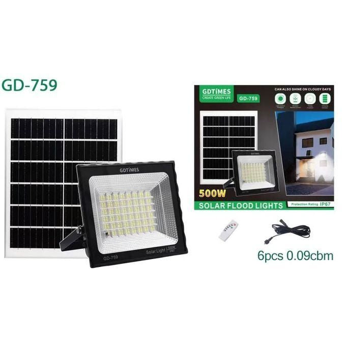 Projecteur solaire GD Times 500W