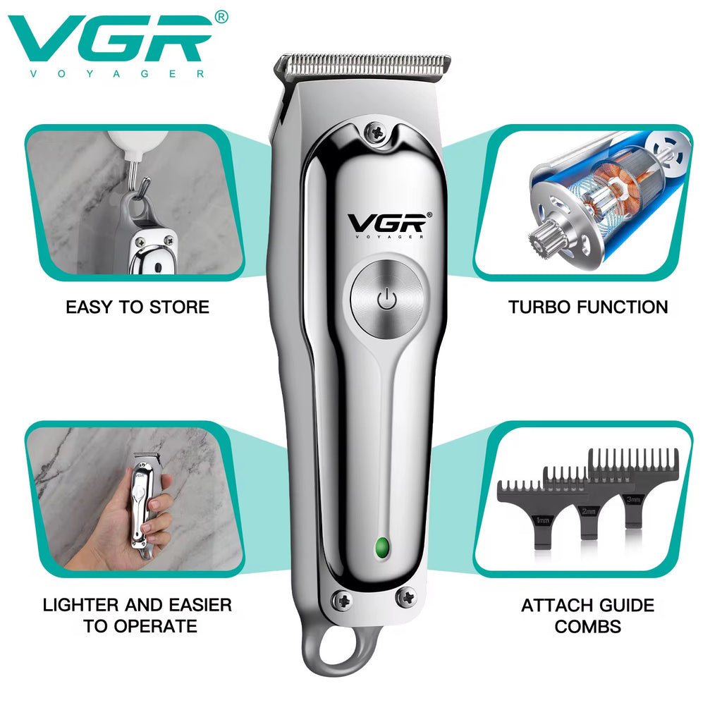 VGR Tondeuse Rechargeable Professionnel Électrique V-071