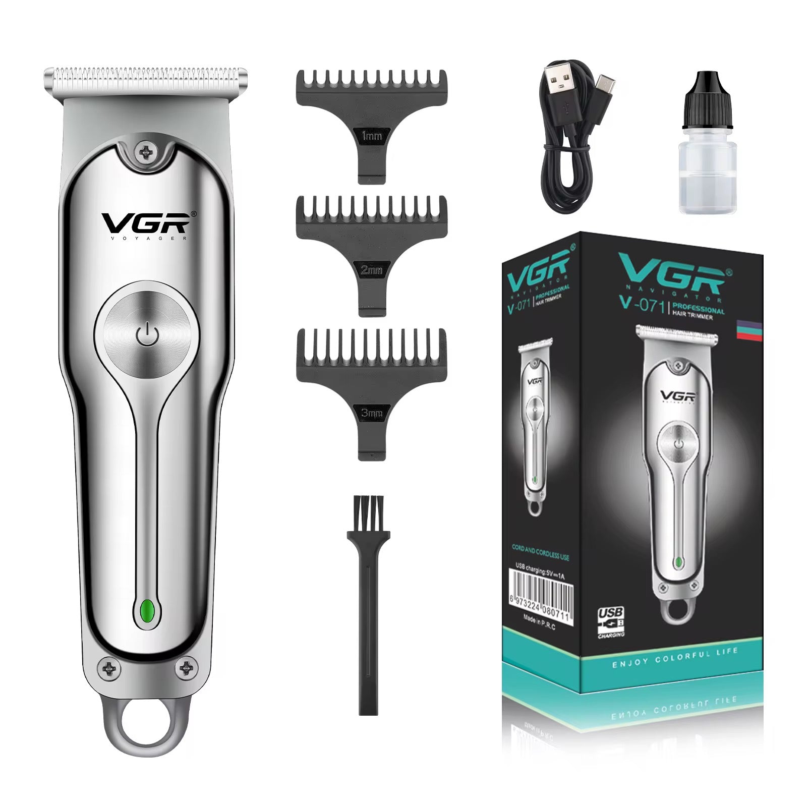 VGR Tondeuse Rechargeable Professionnel Électrique V-071